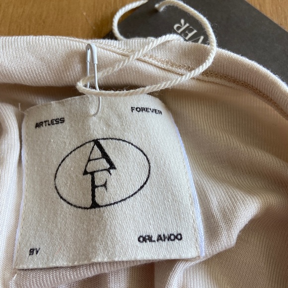 Artless Forever One Shoulder Cropped Top SZ S - Picture 6 of 7